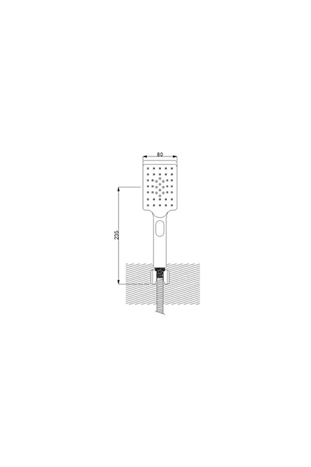 Aqua El Duş Takımı Siyah 440525r-05