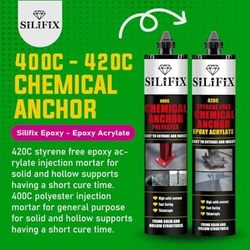 Dübel Epoksi (Polyester Değil) Ağır Dayanıklı (Silikon Tabancası Uyumlu)