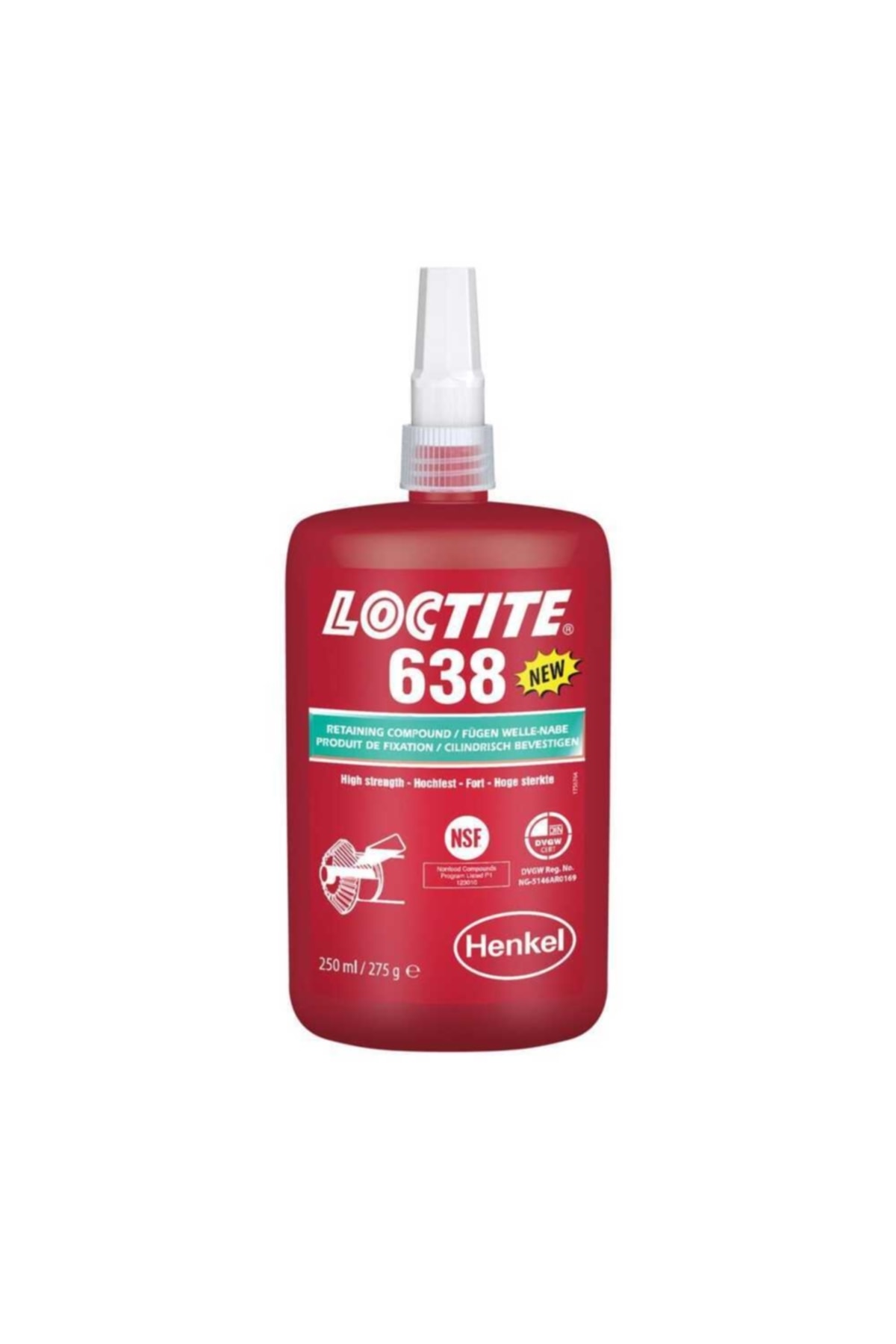 Loctite 638 Maksimum Kuvvetli Sıkı Geçme 250 ml