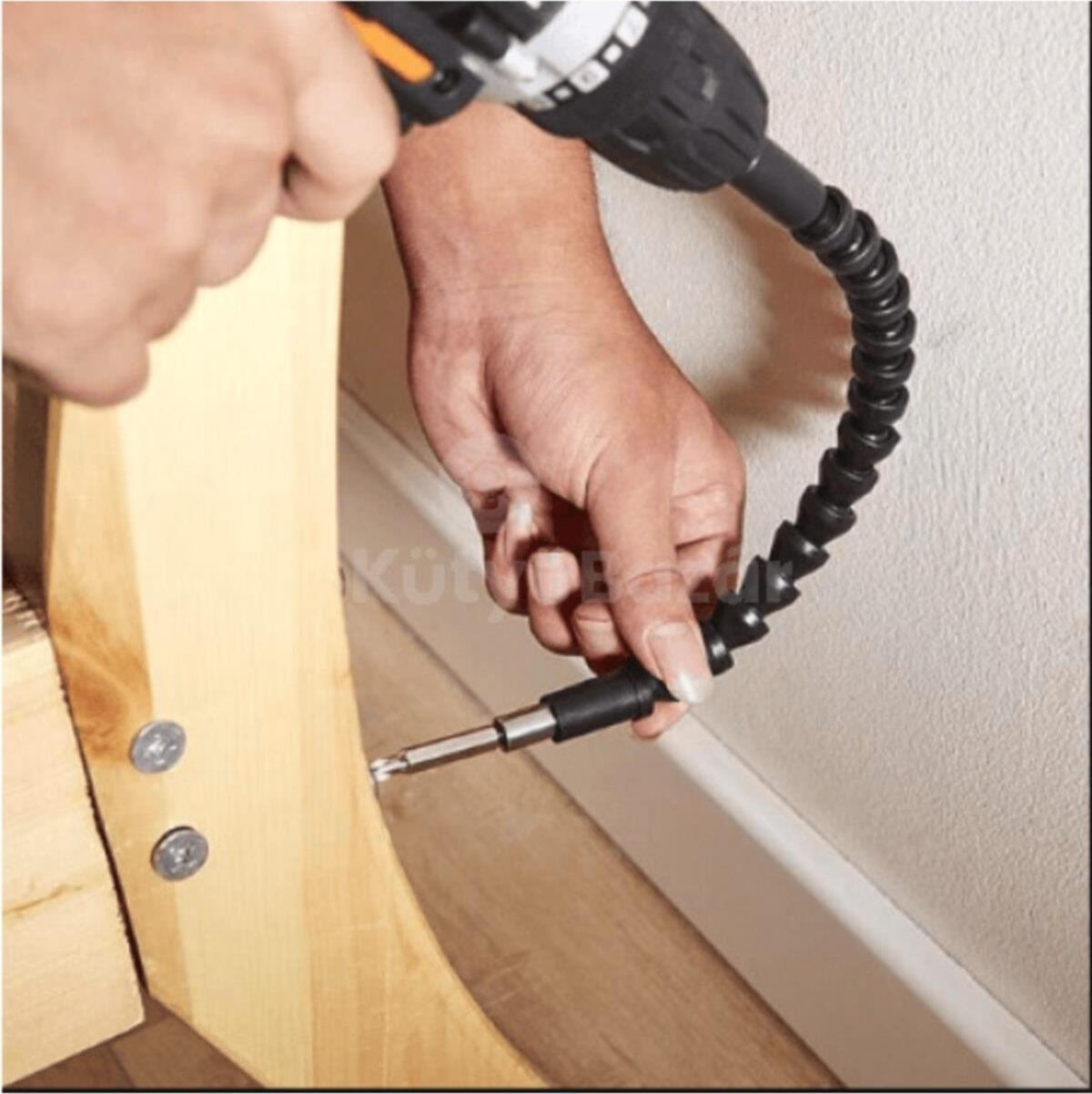BOSCH 10 Parça Esnek Bükülebilir Vidalama Matkap Ucu Uzatma 30CM