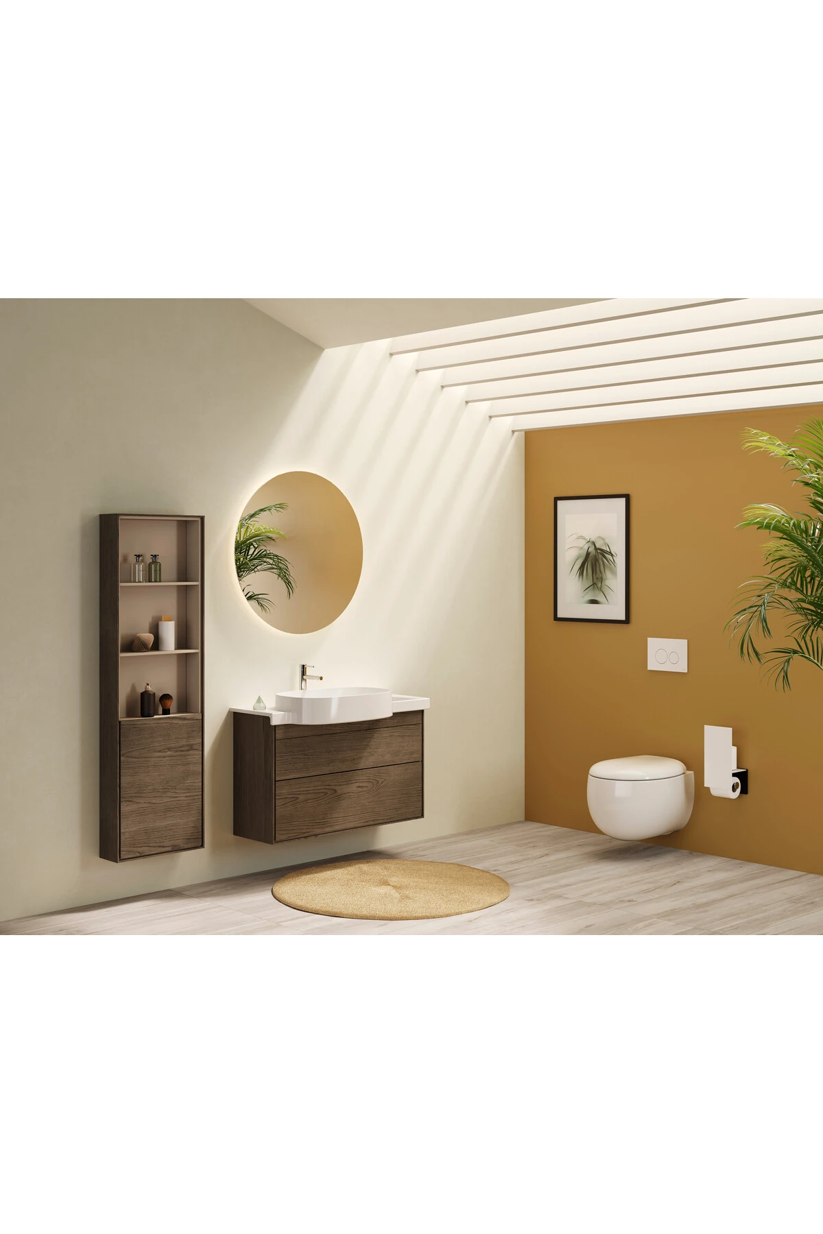 Memoria 5885B403-0559 Rim-ex Asma Klozet, Clean, 54 cm, Beyaz