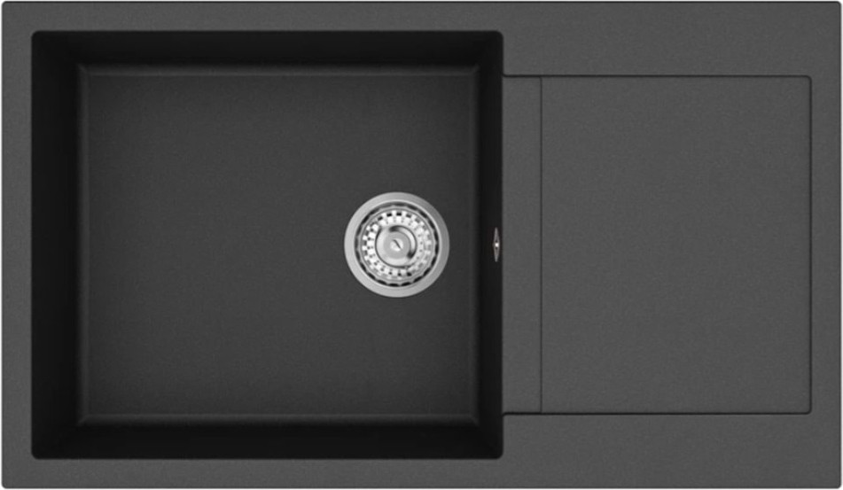 Clivo 60 B-Tq 1b 1d Siyah Granit Eviye 115350005