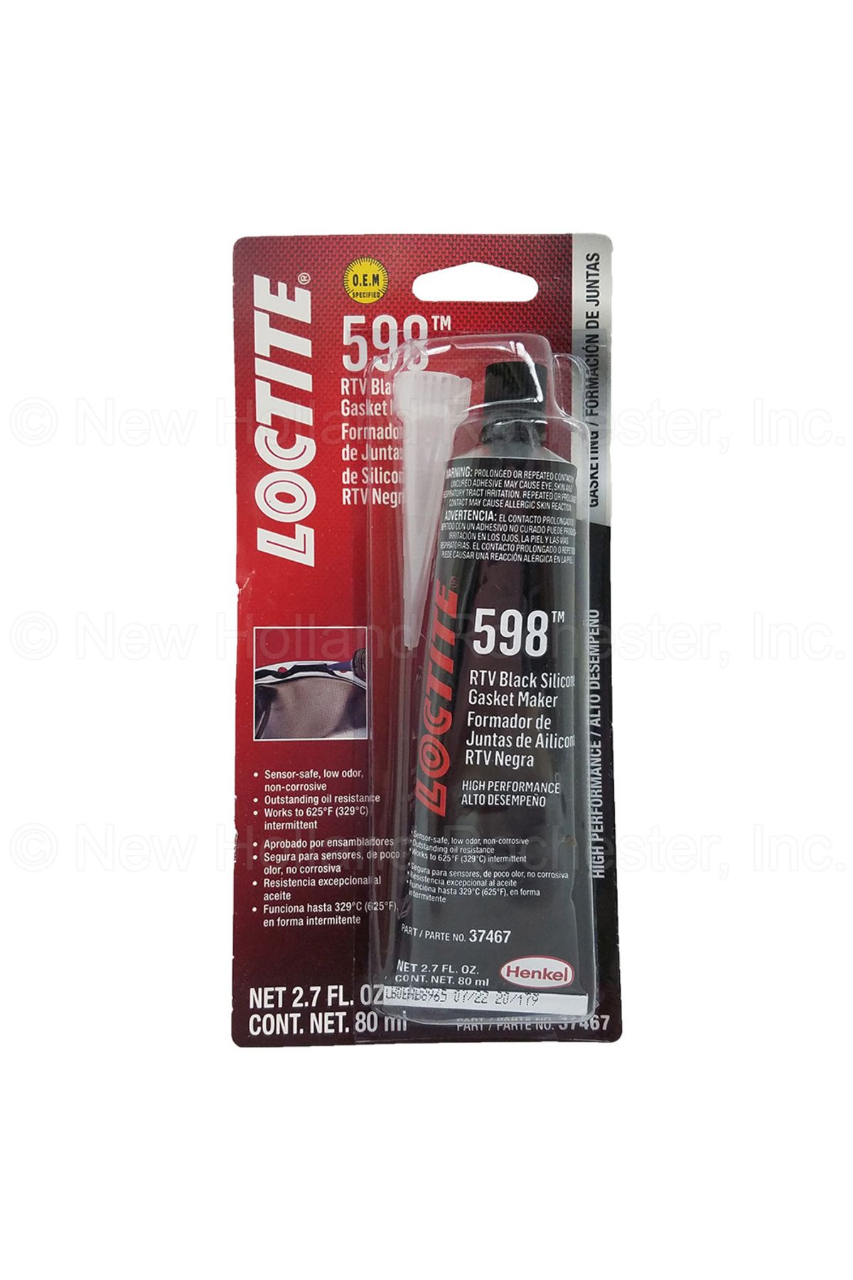 598 SİYAH SİLİKON SIVI CONTA YÜKSEK KALİTE / YÜKSEK SICAKLIK (80ml)