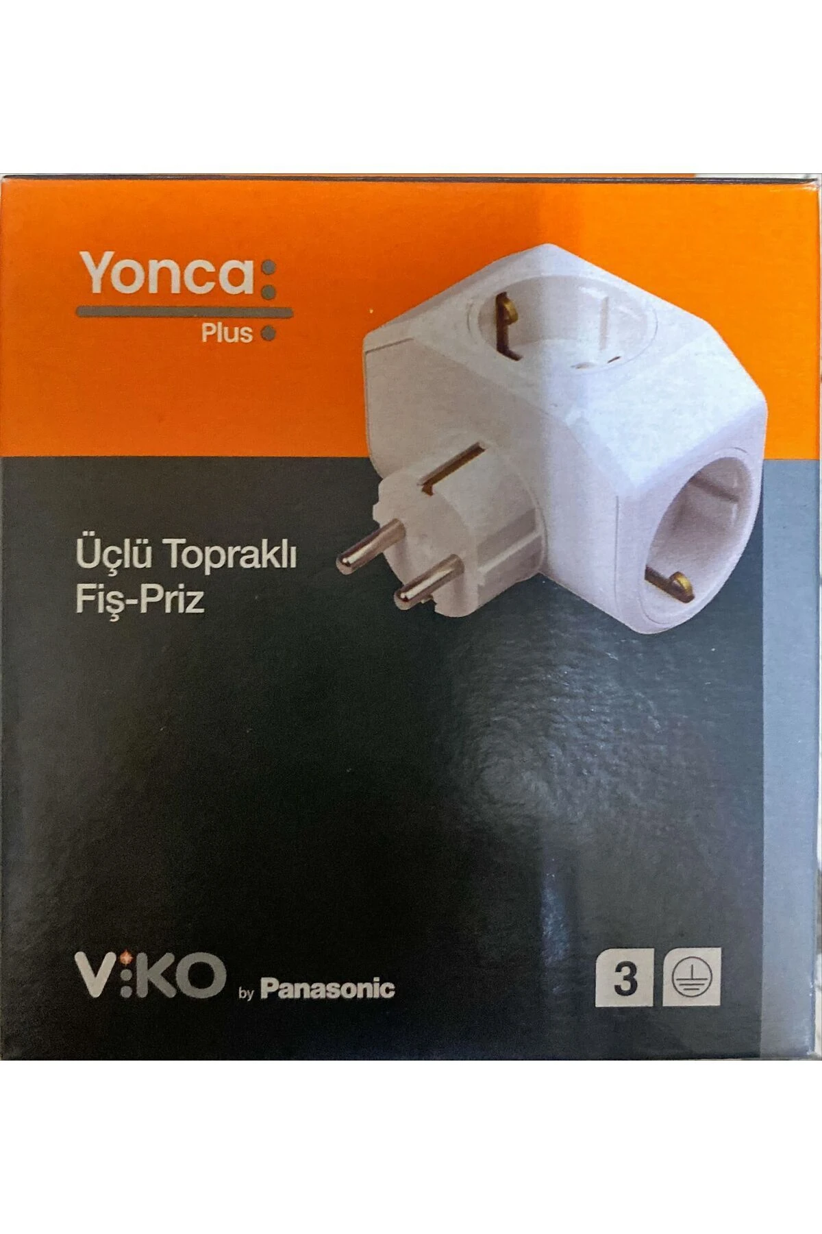 3 LÜ GOLYAT YONCA PLUS TOPRAKLI PRİZ