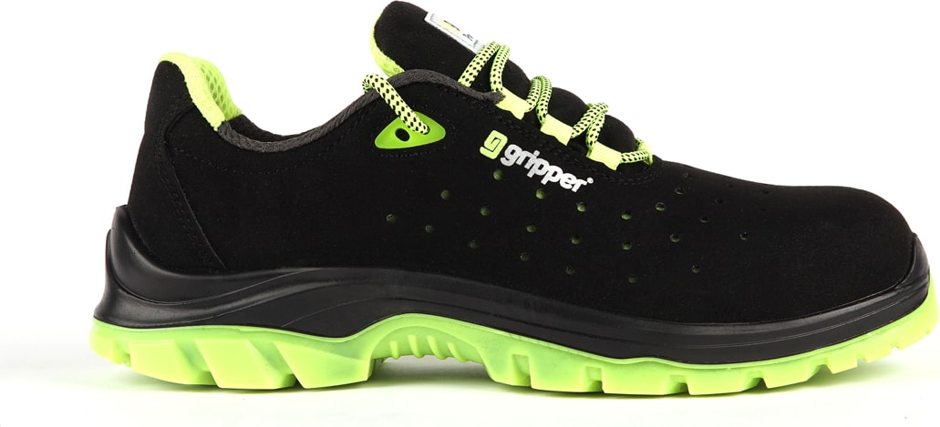 Gripper GPR-155 S1P Siyah Microfiber Kompozit Iş Güvenlik Ayakkabısı