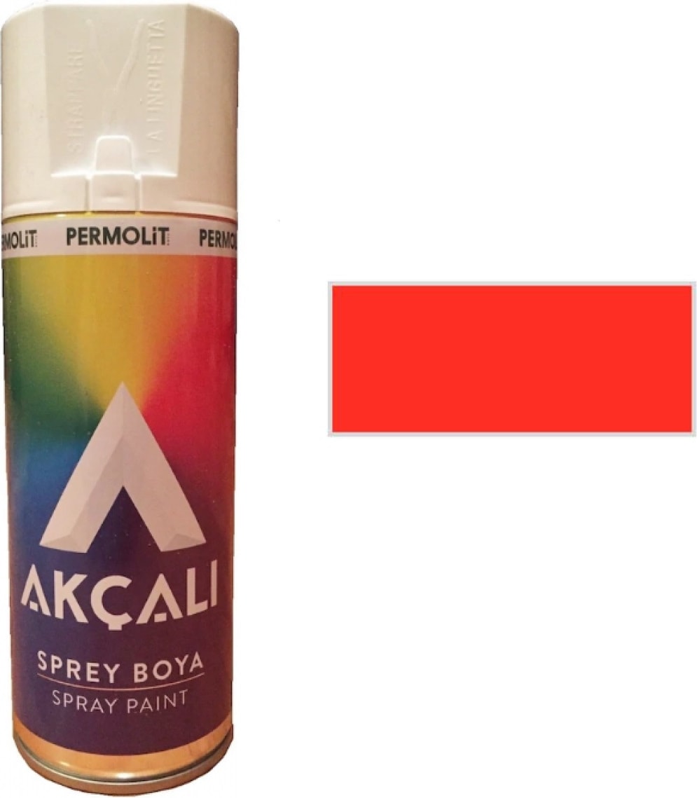Sprey Boya Floresan Kırmızı 400 ml - 519