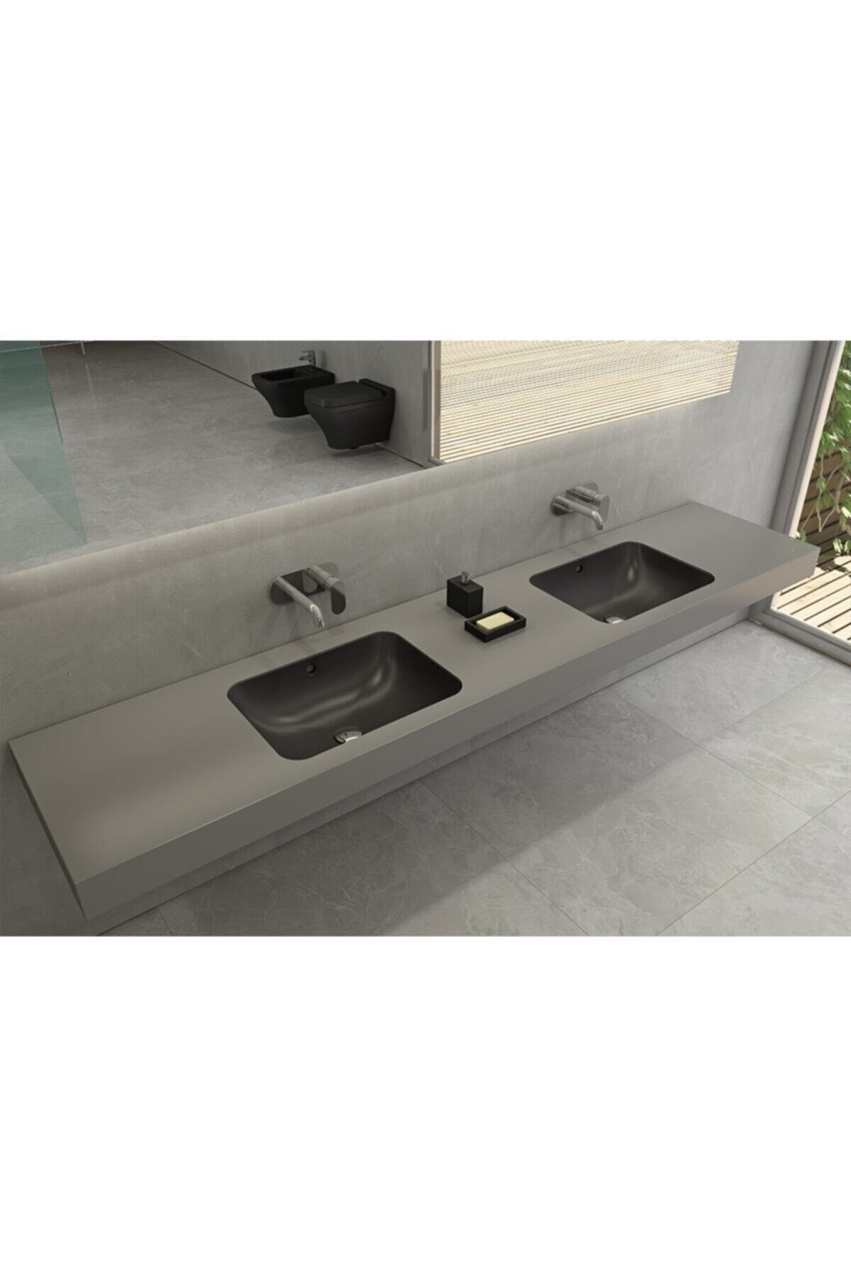 Scala Tezgah Altı Lavabo 55 Cm - Parlak Bisküvi