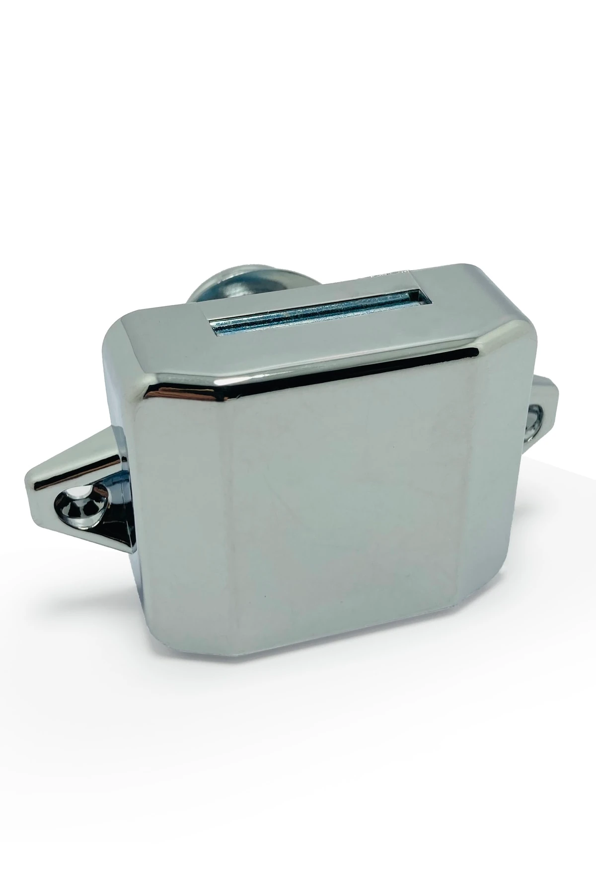 Basçek Karavan Tekne 5 Adet Dolap Çekmece Kilit 26mm Büyük Boy( Parlak Krom)