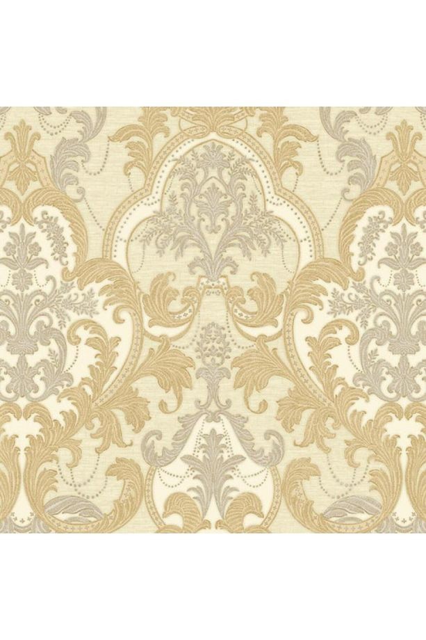 1002 Serie | Klasik Damask Desenli Duvar Kağıdı / 10.6m2
