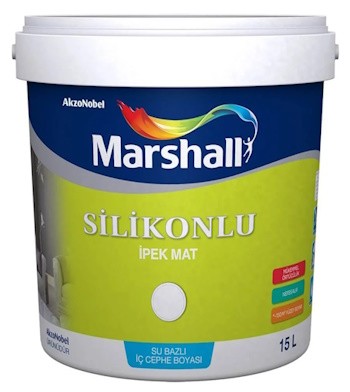 Marshall Silikonlu İpek Mat 7,5 lt İç Cephe Boyası