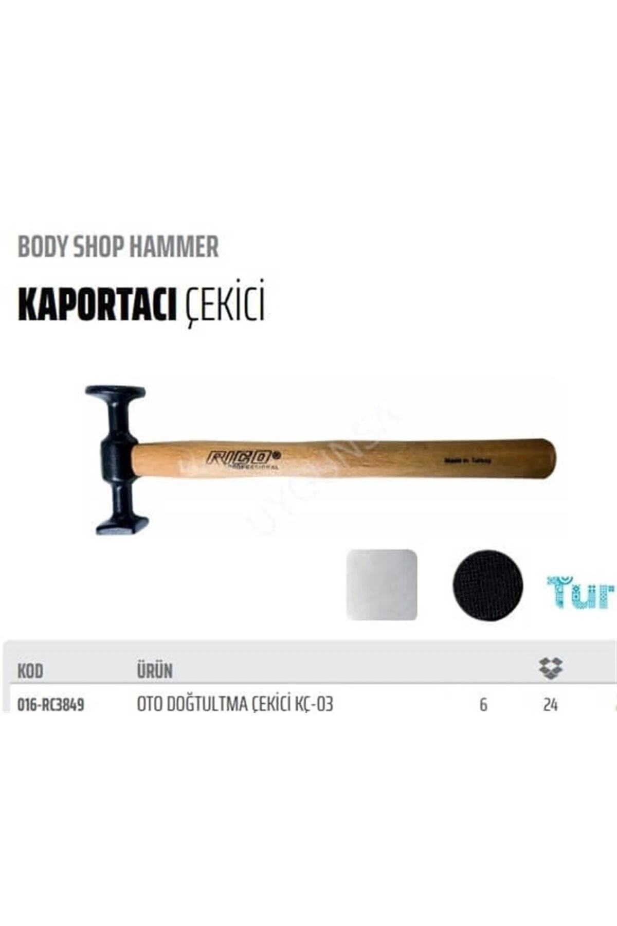 Oto Doğrultma Kaportacı Çekiç KÇ-03