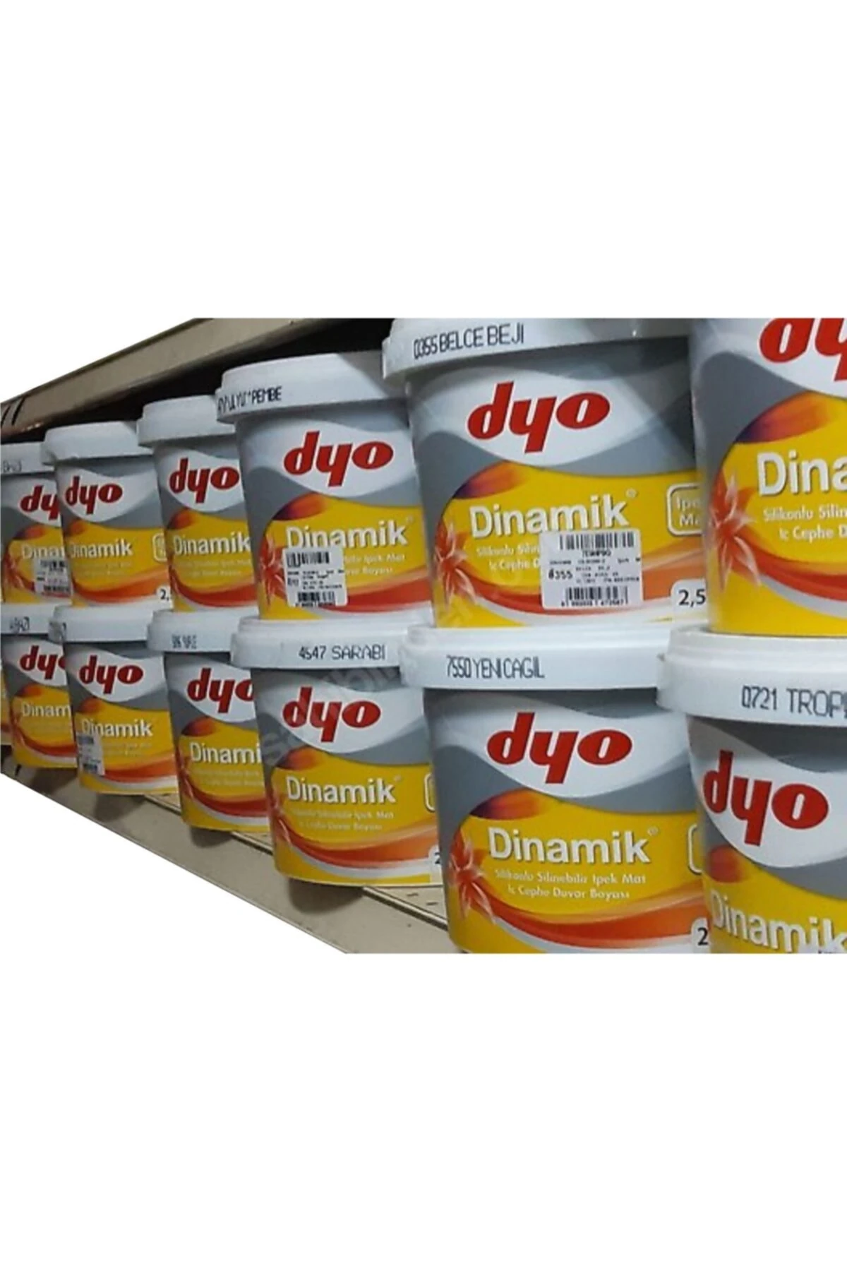Dinamik Ipek Mat Silikonlu Iç Cephe Boyası 2.5lt
