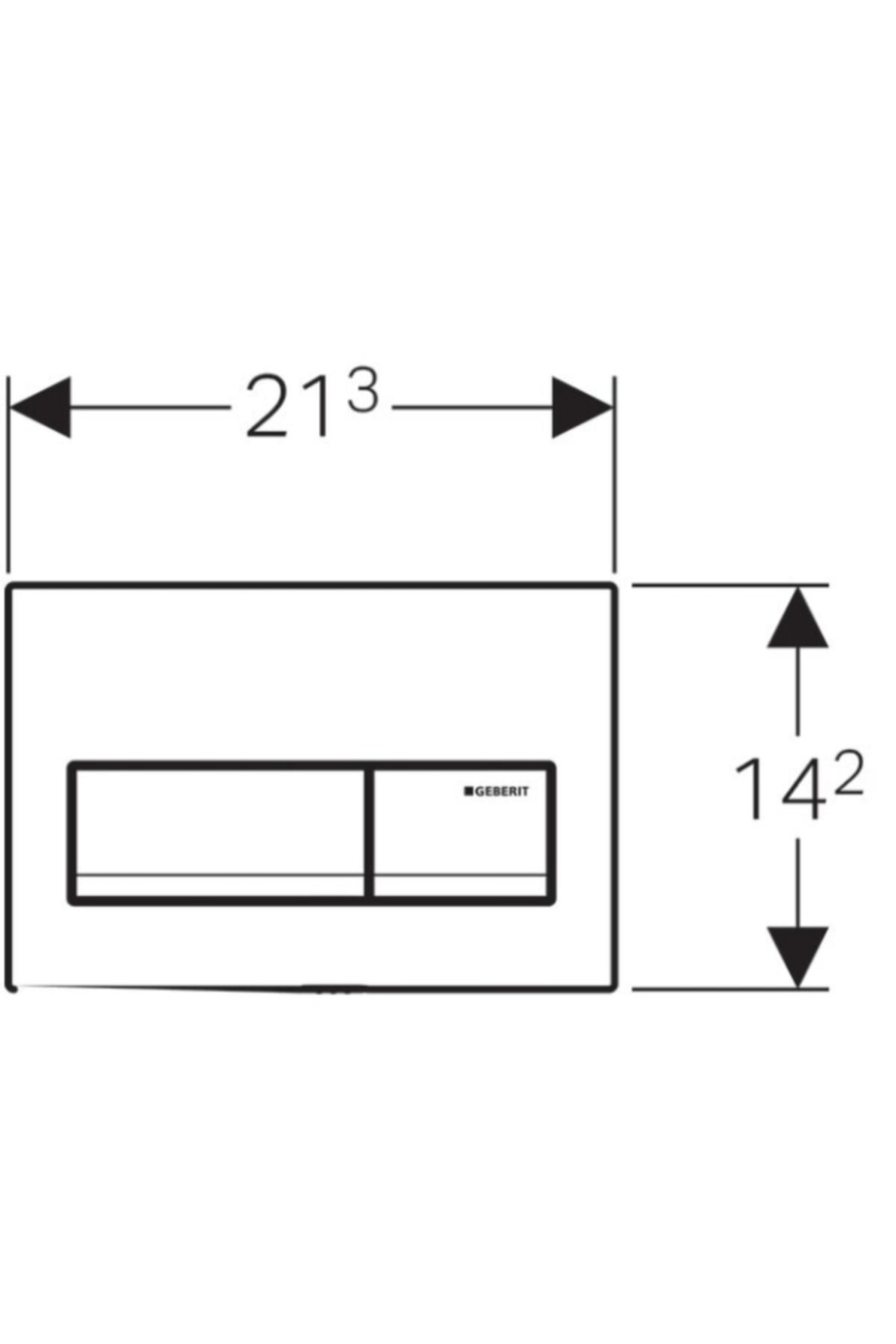 Alpha50 Kumanda Paneli, 2 Kademeli Deşarj Için, Beyaz - 115.060.11.1