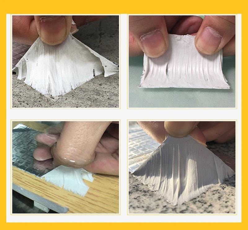 OZKUVVET Çatı Izolasyon Ses Su Yalıtım Tamir Çamur Bandı 10 cm Metre Seç 2 Metre x 10 cm