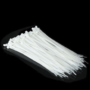 Kablo Bağı & Plastik Kelepçe & Cırt Kelepçe 2,5X100 mm Beyaz 100 Adet