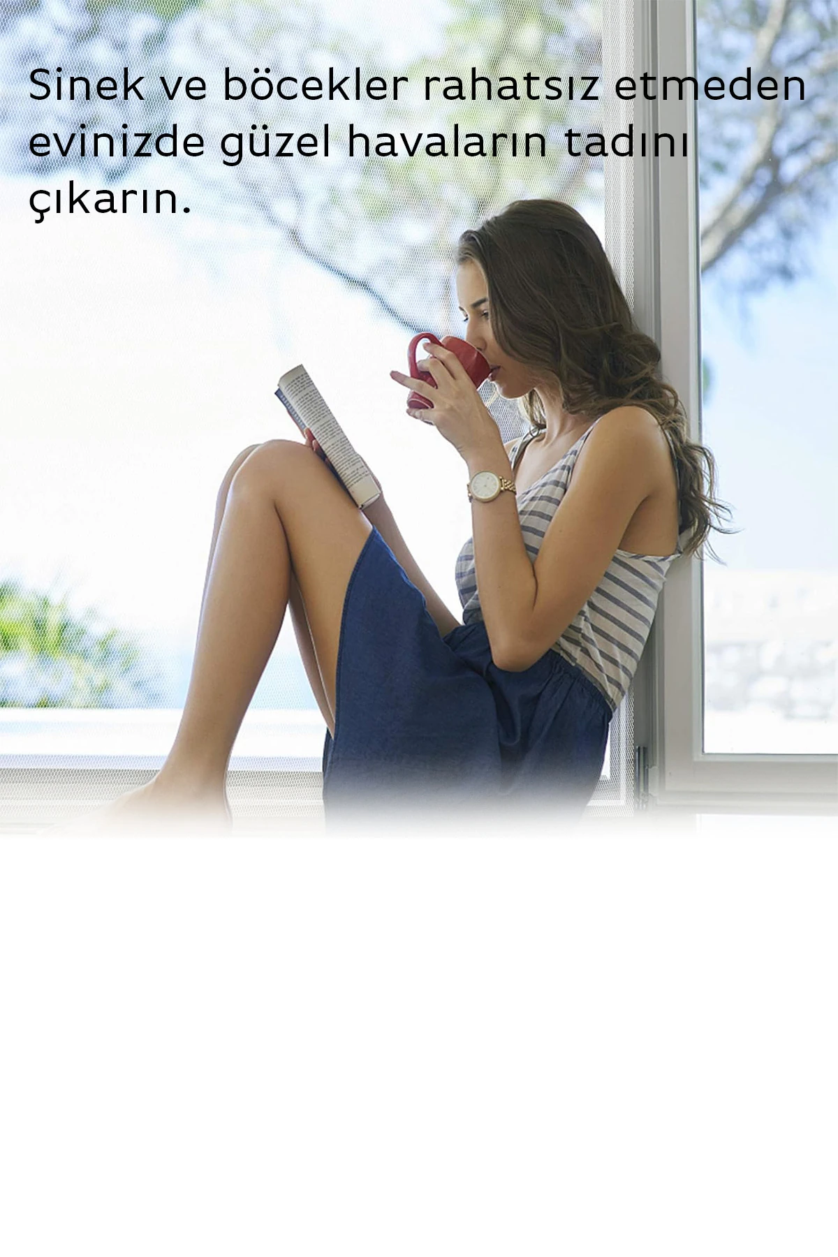 Yapışkanlı Sineklik 130x150 Çift Kanat Arı Böcek Haşere Önleyici Pratik Kapı Pencere Sinek Tutucu