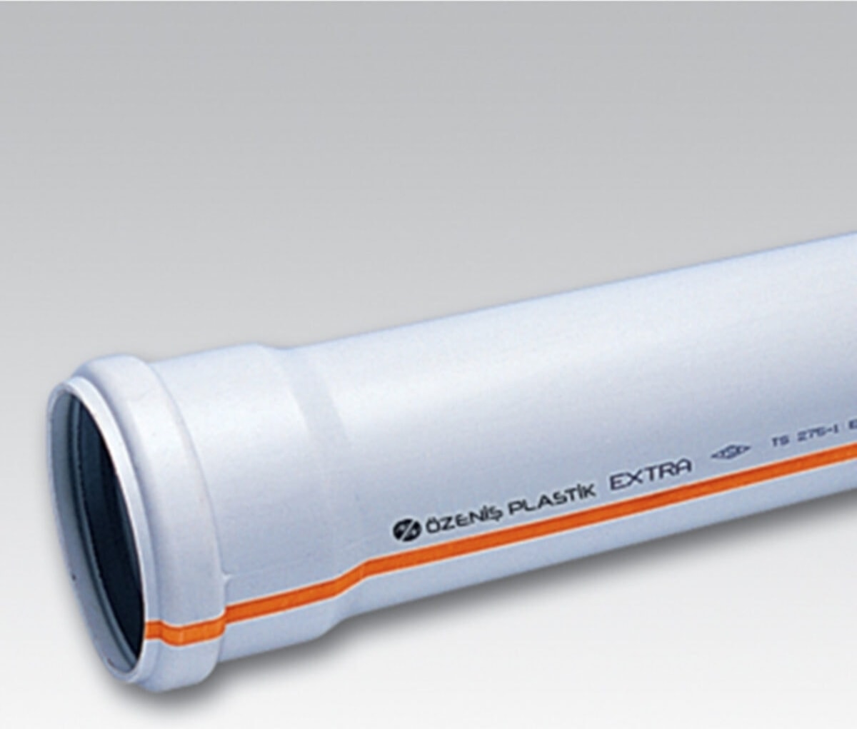 50X250 Pvc Atık Su Borusu Plastik 3.2 mm Kalınlık