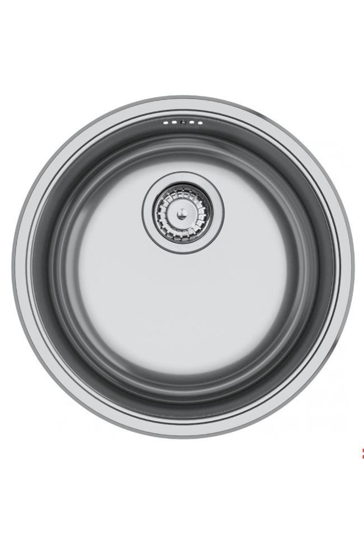 İnox Rondo Rox 610/110-38 Tek Gözlü Damlalıksız Eviye (101.0692.523)