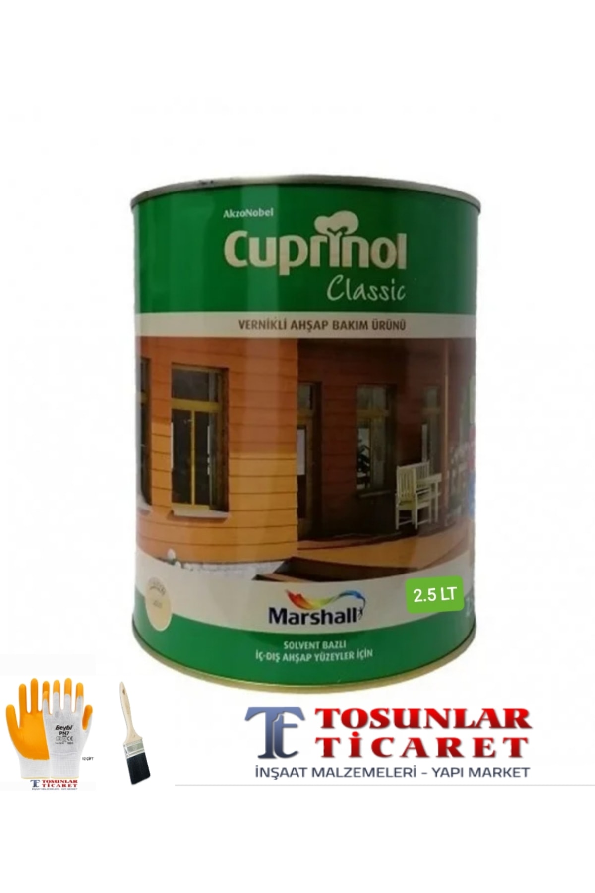 CUPRİNOL CLASSİS VERNİKLİ AHŞAP BAKIM ÜRÜNÜ 2.5 LT AÇIK MEŞE