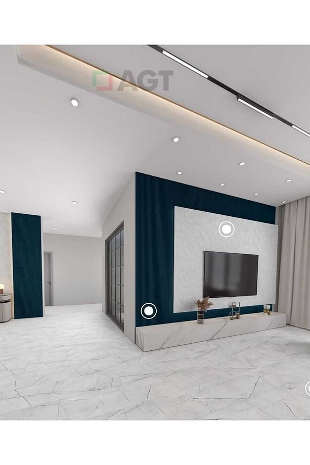 Kargo Bedava ,antalya Yıldız Duvar Lambri Profili Lb 2200 Londra Mavi
