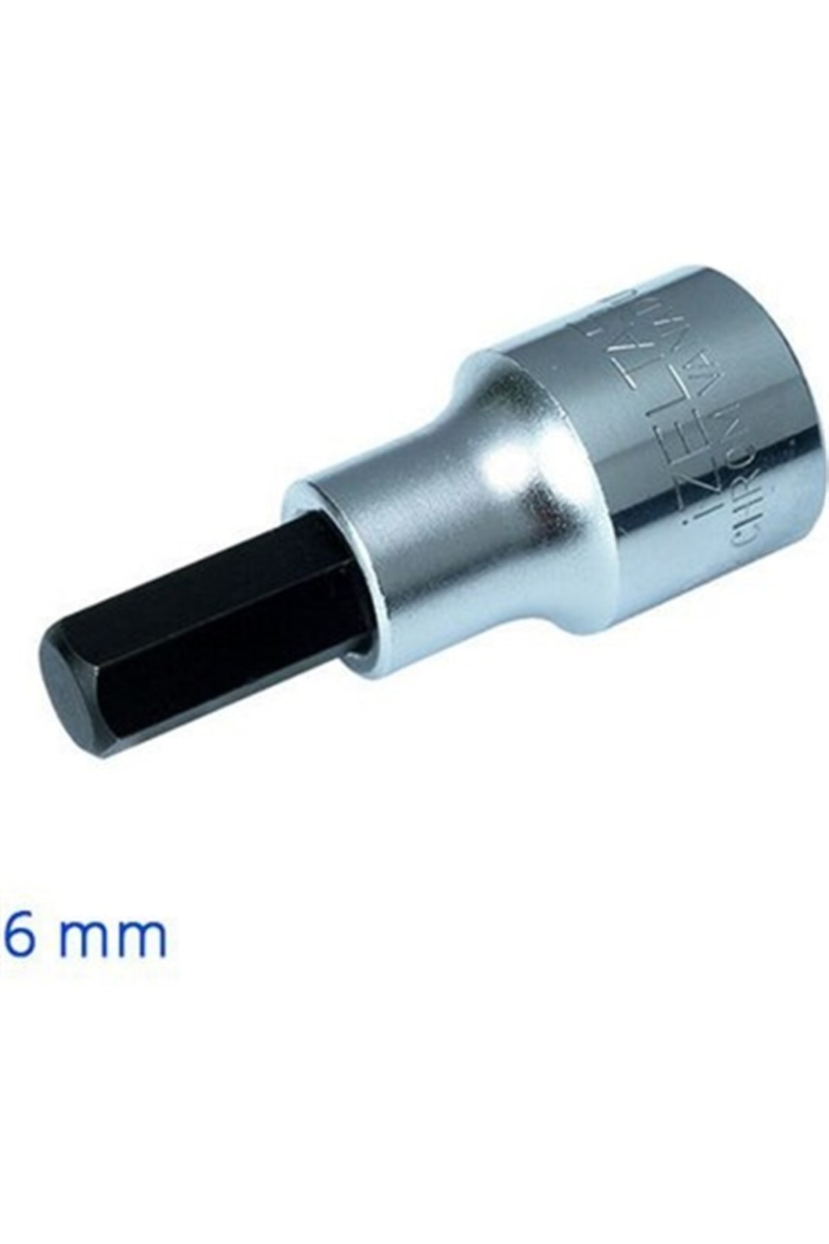İZELTAŞ Izeltaş 1113061106 6 Mm1/2" Lokmalı Allen Uç, Krom, 6 Mm  7mm