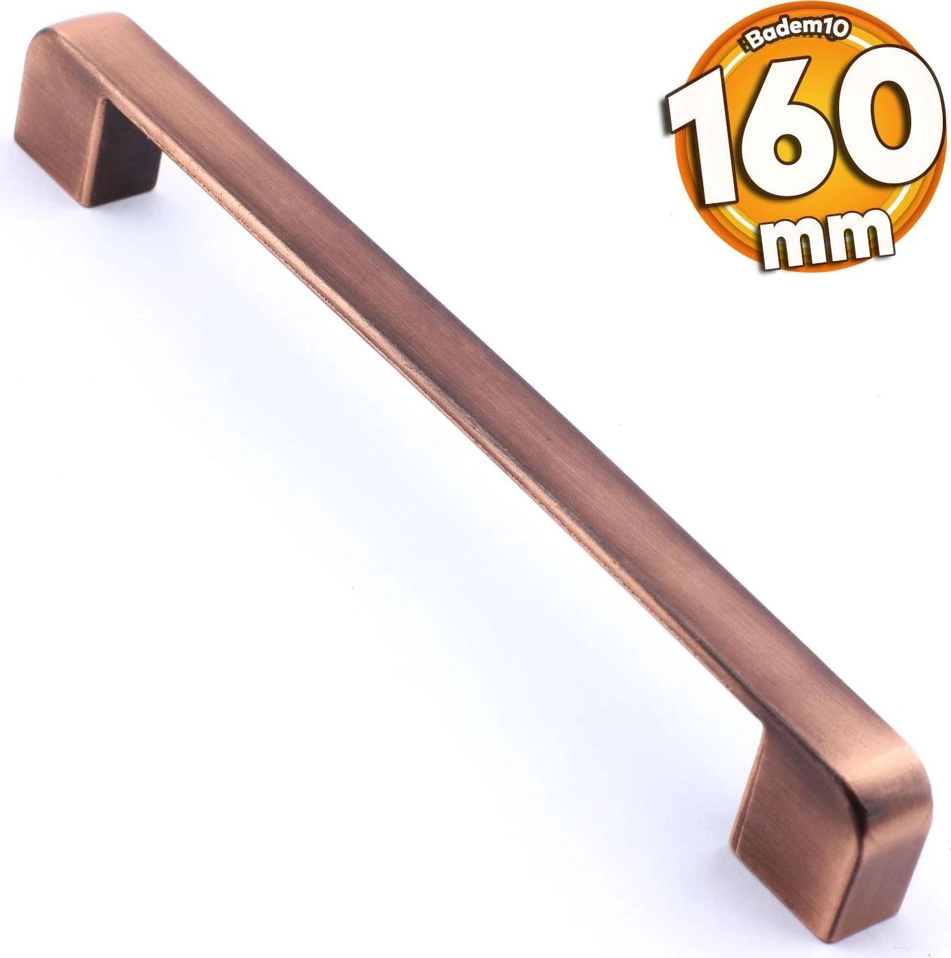 Gölcük Oval (160 mm - 16 cm) Antik Bakır Metal Mobilya Mutfak Çekmece Dolap Dolabı Kapak Kulbu Kulpu Kulpları