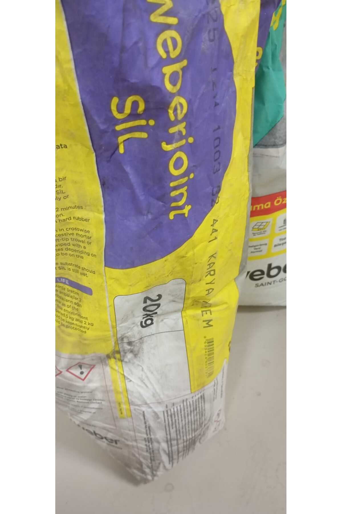 WEBER 1 kg weber karya krem derz dolgu