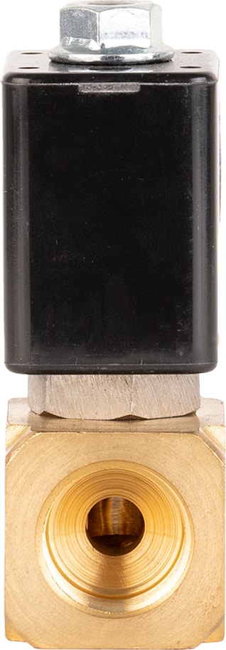 220 V AC Takoz Gövde Solenoid Valf Normalde Kapalı 1/4"(0-25 BAR)