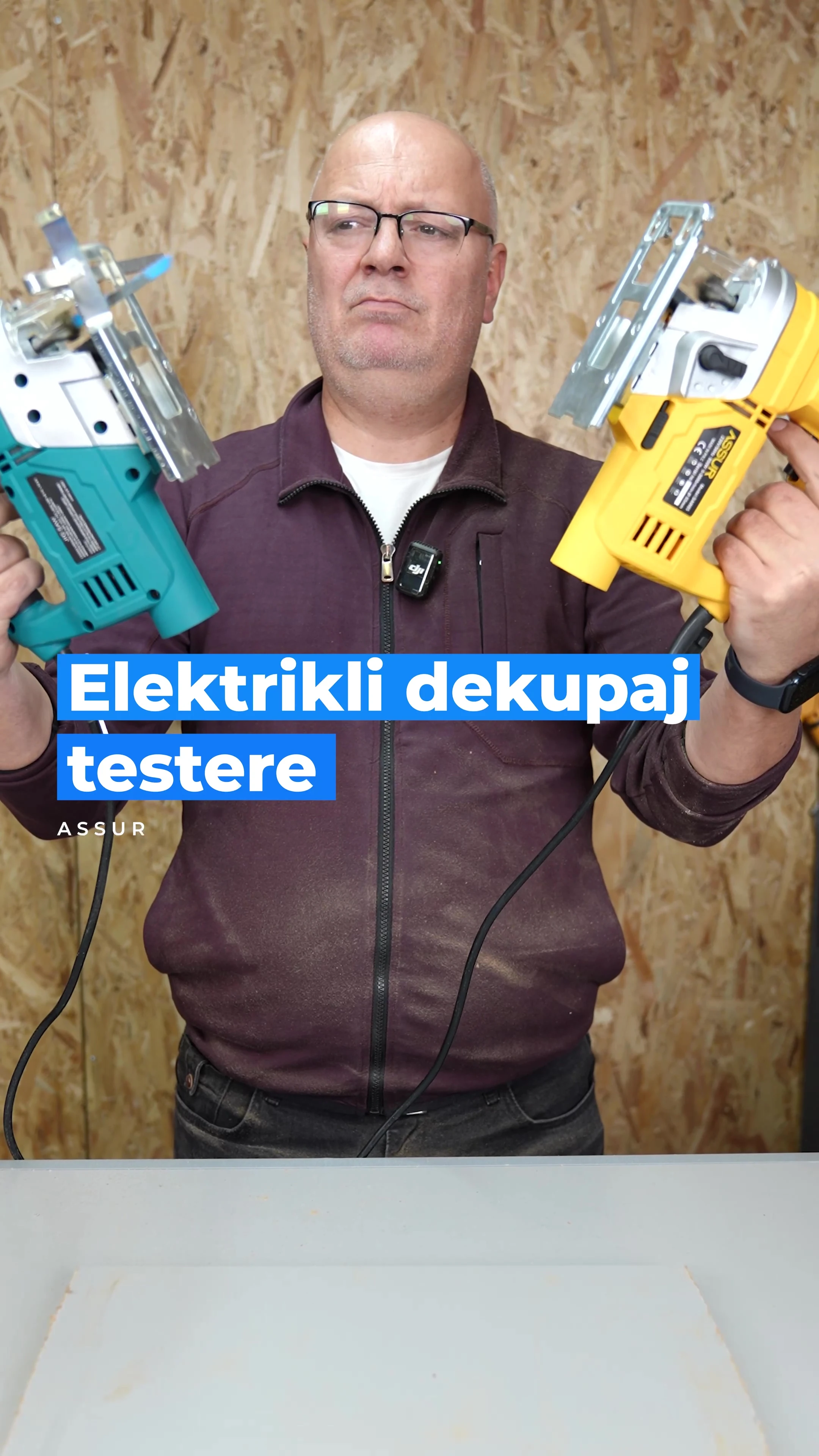 Profesyonel 550w Devir Ayarlı Dekupaj Testere Makinesi