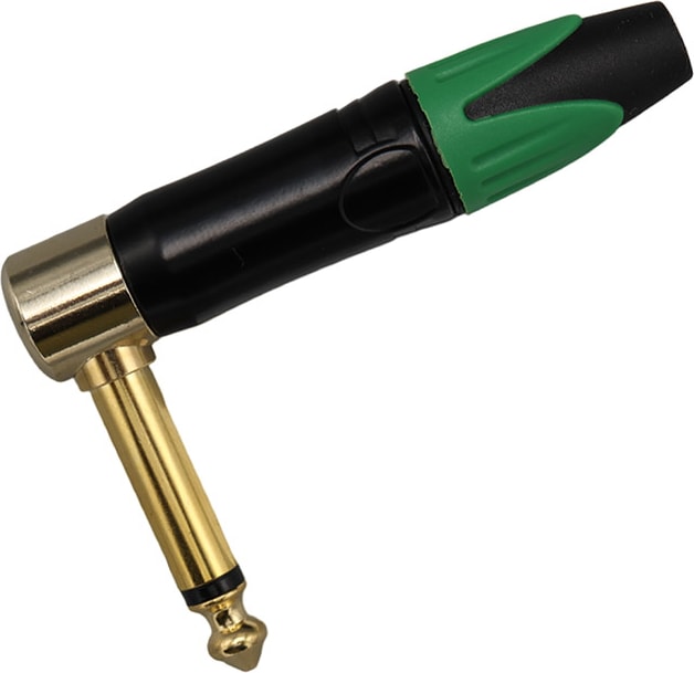 LTP2RC 6.3 mm Mono L Tip Plastik Gövde Metal Uç Gitar Jack