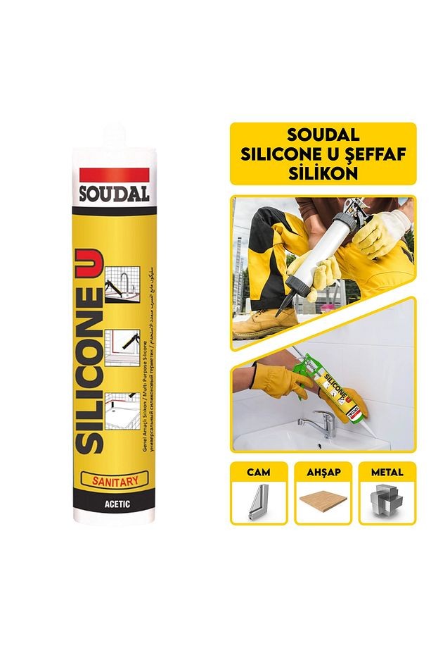 Silicone U Şeffaf Silikon