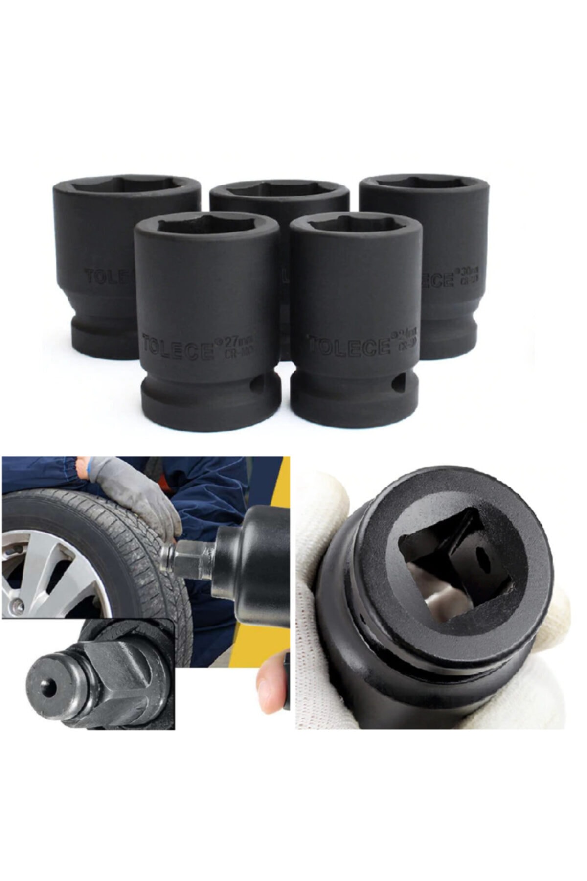 1'' Altı Köşe 46 Mm Havalı Lokma