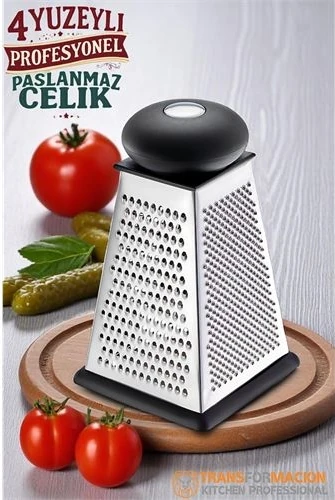 El Rendesi 4 Taraflı Profesyonel 304 Paslanmaz Çelik