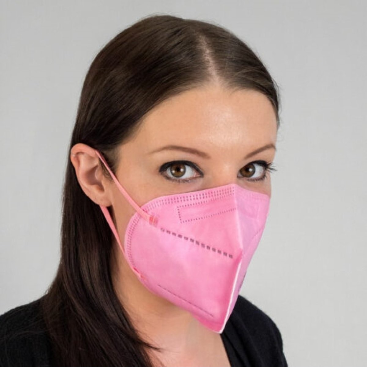 Yetişkin Pembe Renkli N95 Ffp2 Maske