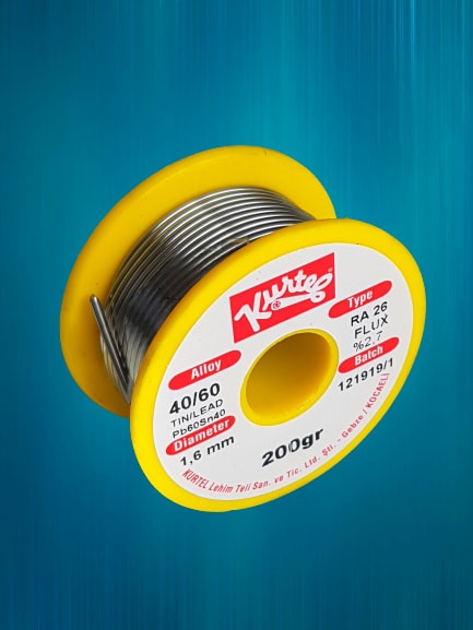 SN40PB60 Pastalı Lehim Teli 1,6 mm 200 gr