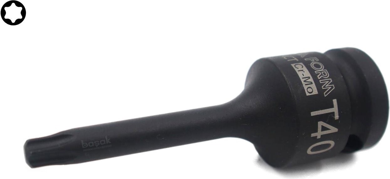 T40 1/2” Havalı Torx Uçlu Lokma Anahtar C68-T40