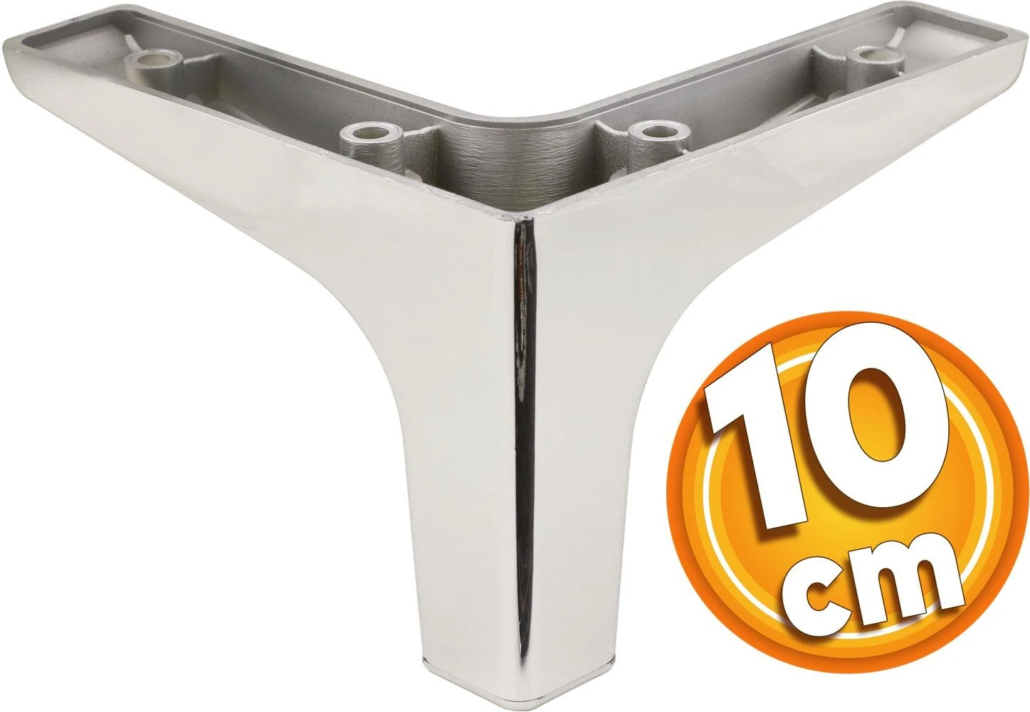 Sedef Lüks Mobilya Kanepe Sehpa Tv Ünitesi Koltuk Ayağı 10 cm Parlak Krom Baza Ayakları