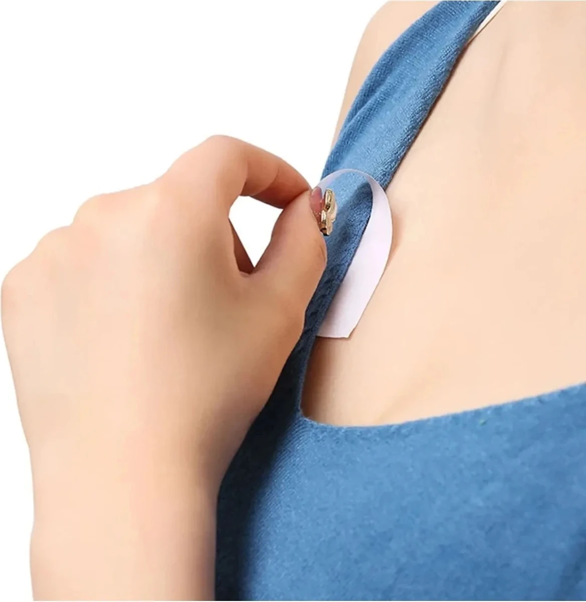 Vücut ve Kıyafet Için Çift Taraflı Sabitleme Dekolte Abiye Gelinlik Elbise Sütyen Bantı