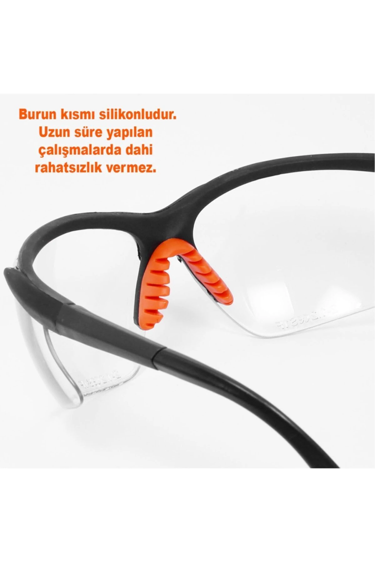 Iş Güvenlik Güvenliği Gözlüğü Deney Laboratuvar Labaratuvar Koruyucu Gözlük S600 Şeffaf Ürünleri