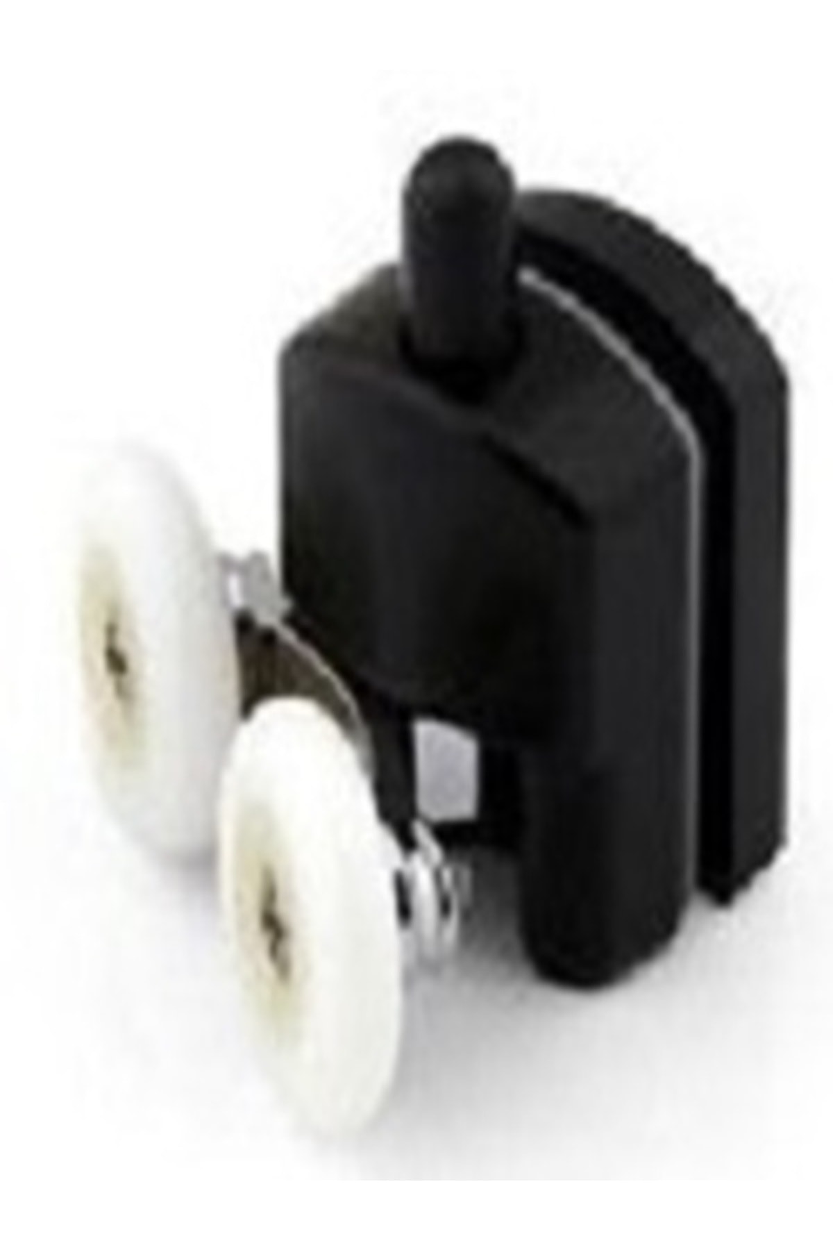 8'li Siyah Cam Duşakabin Tekerleği Çiftli Takım 8'Li Parça 22 mm