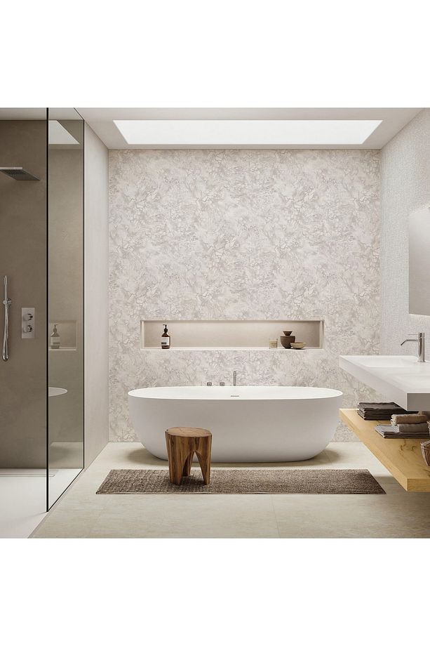 Roka 23101-6 Mermer Desenli Düz Sade Duvar Kağıdı