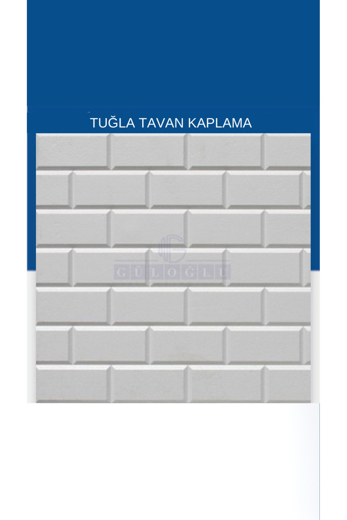 50x50 Stropiyer Tavan Kaplama Tuğla-yenice 1 Adet