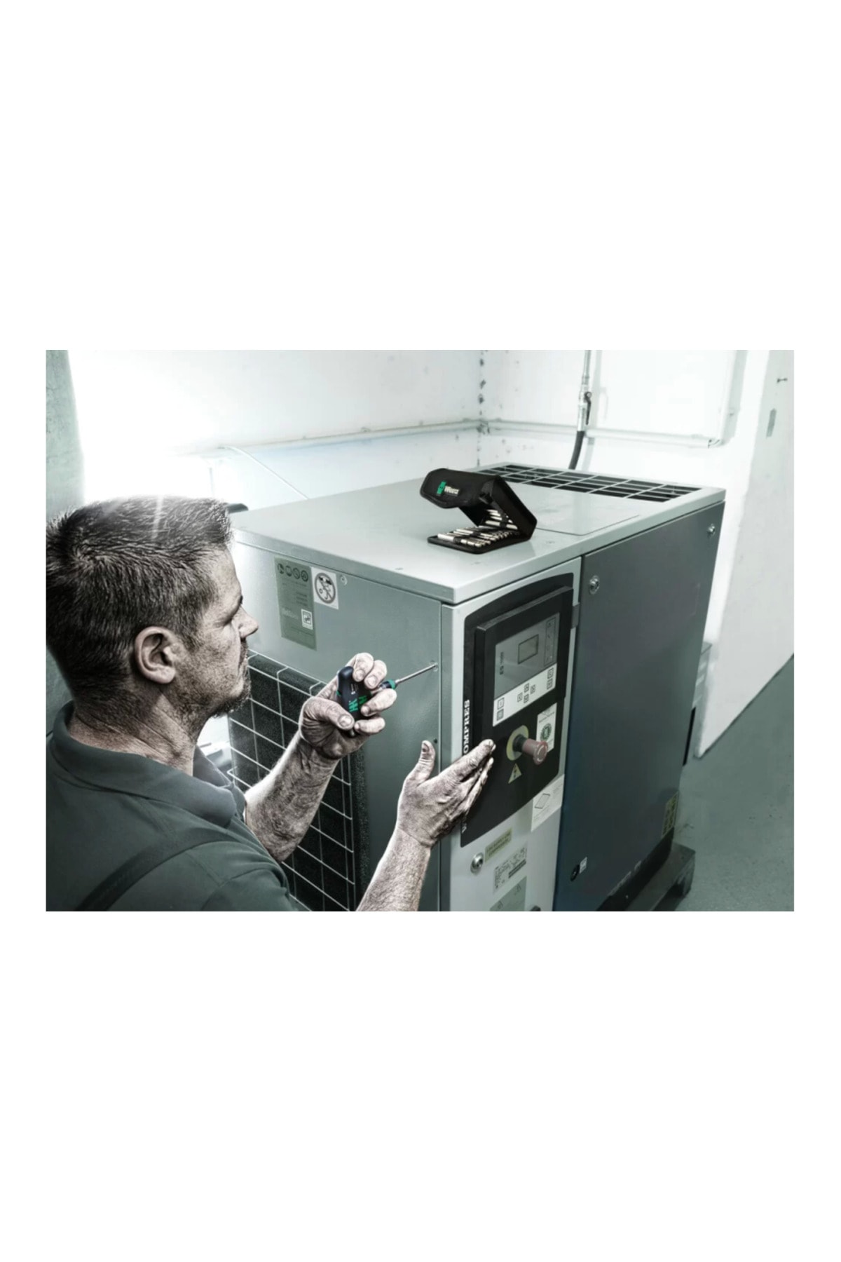 WERA 416 Ra Bits Tutuculu Rapidaptor Cırcırlı T Tornavida 05023461001