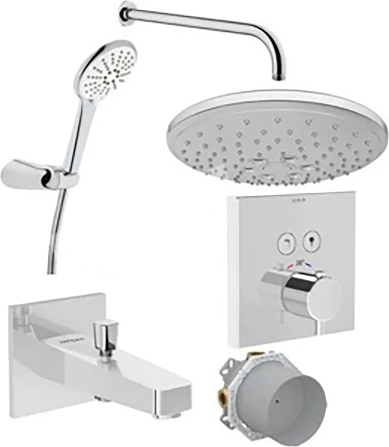 A49294 Root S Aqua Control Termostatik Ankastre Duş Seti