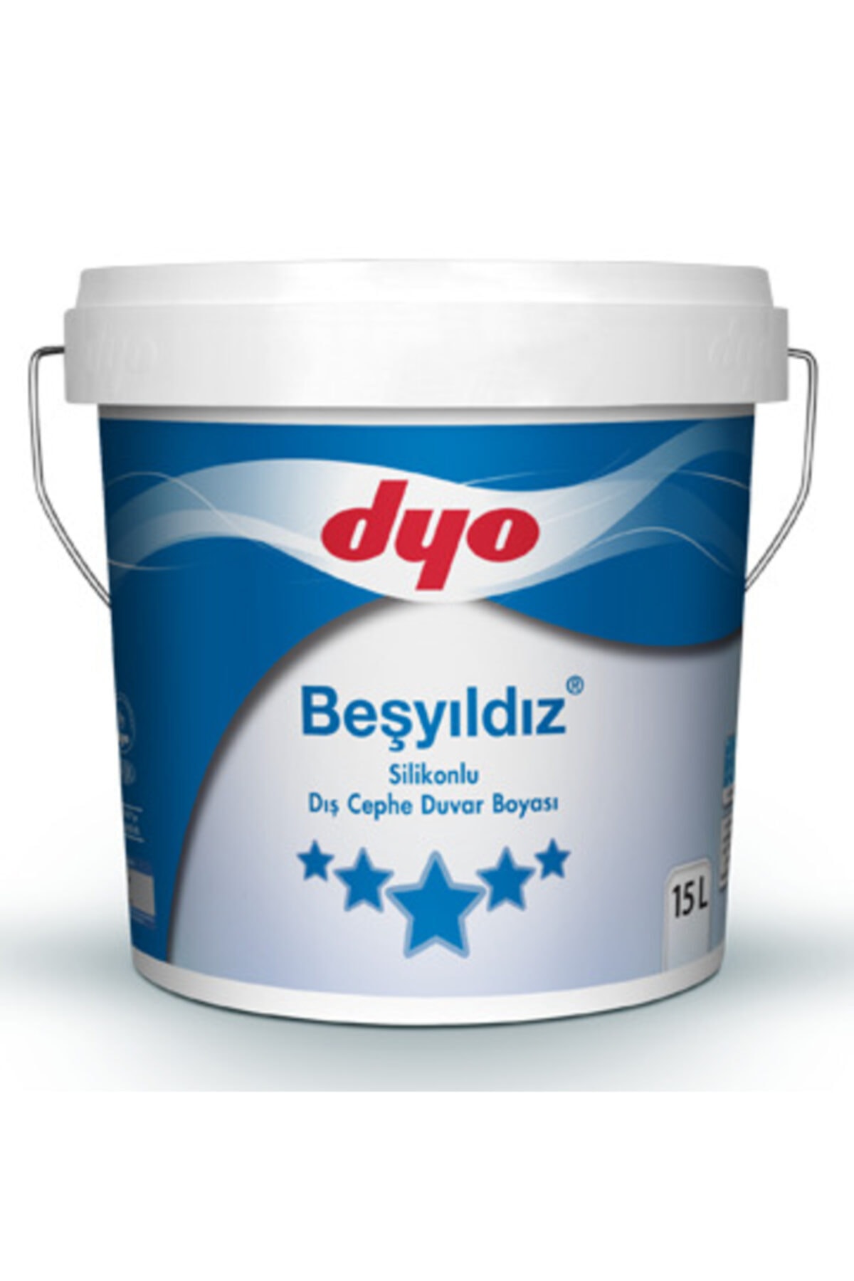 Beşyıldız Silikonlu Dış Cephe Boyası 15 Lt Renk:kaptanı Derya