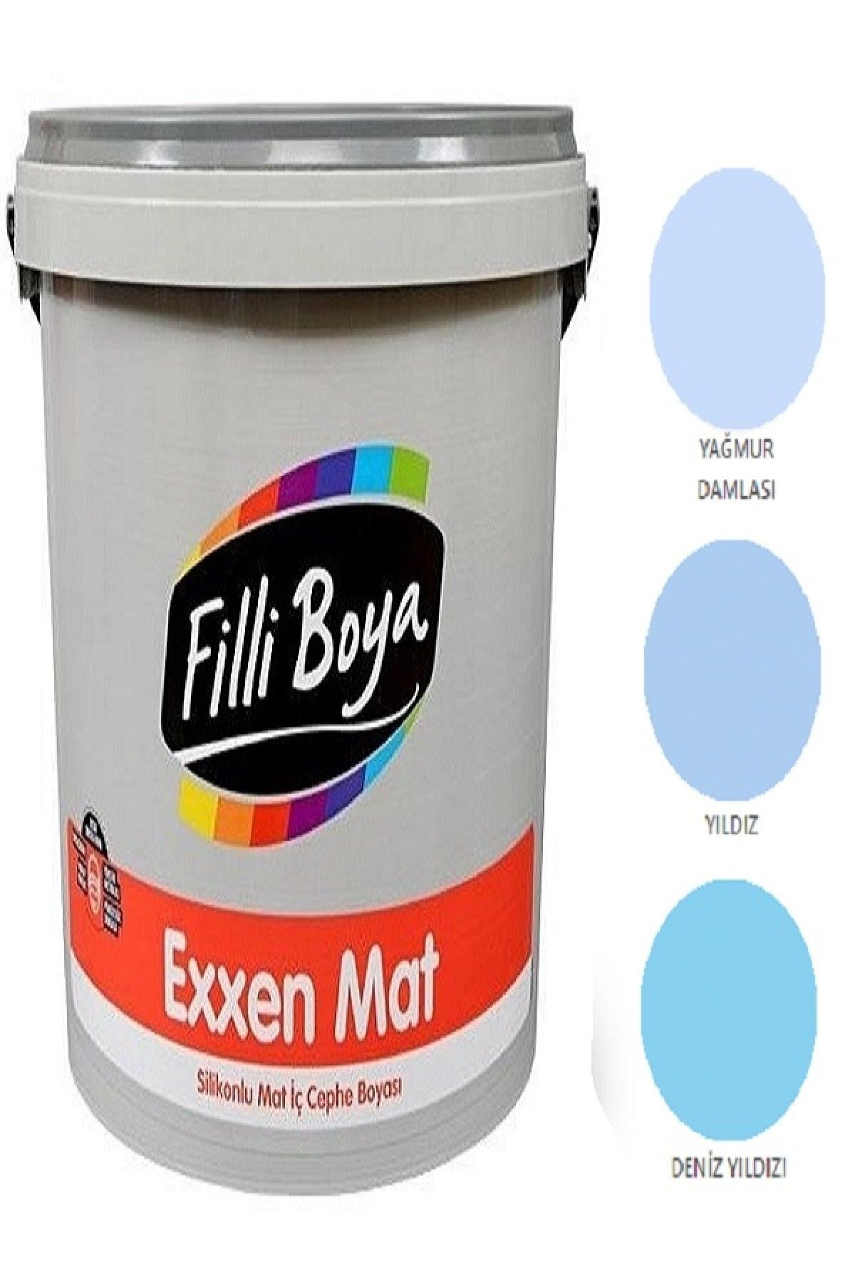Exxen Mat Silikonlu Mat Iç Cephe Boyası 15lt (yağmur Damlası)