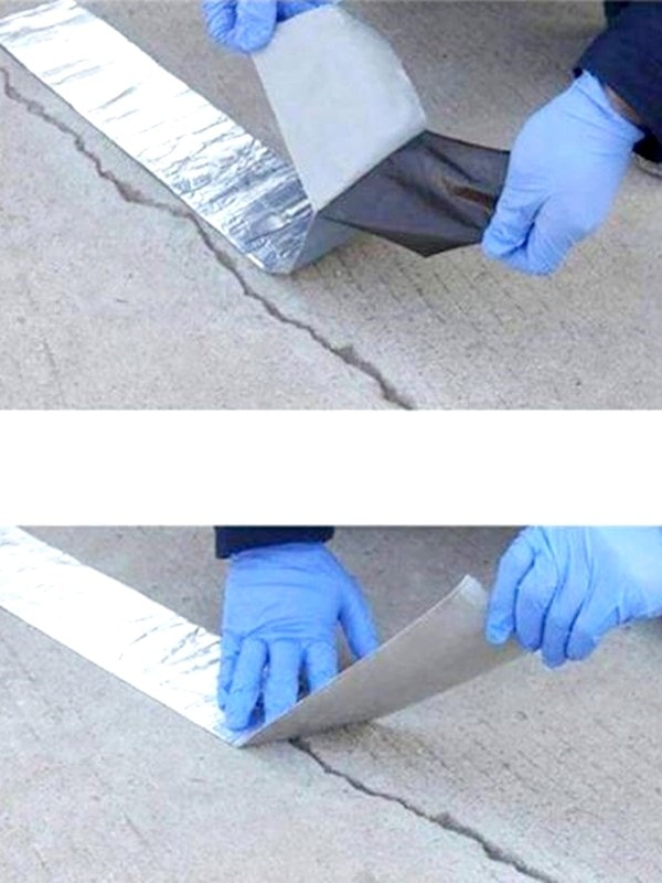 Bitüself Gofraj Kaplı Ziftli Su Yalıtımı Bandı 15cmx10mt Alubütil Bitüm Araç ve Çatı izolasyon Bant