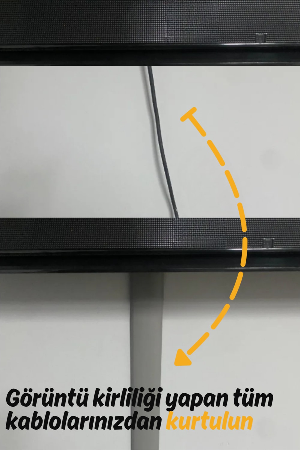 1m Kendinden Yapışkanlı 50X12MM Gri Balık Sırtı Kablo Kanalı