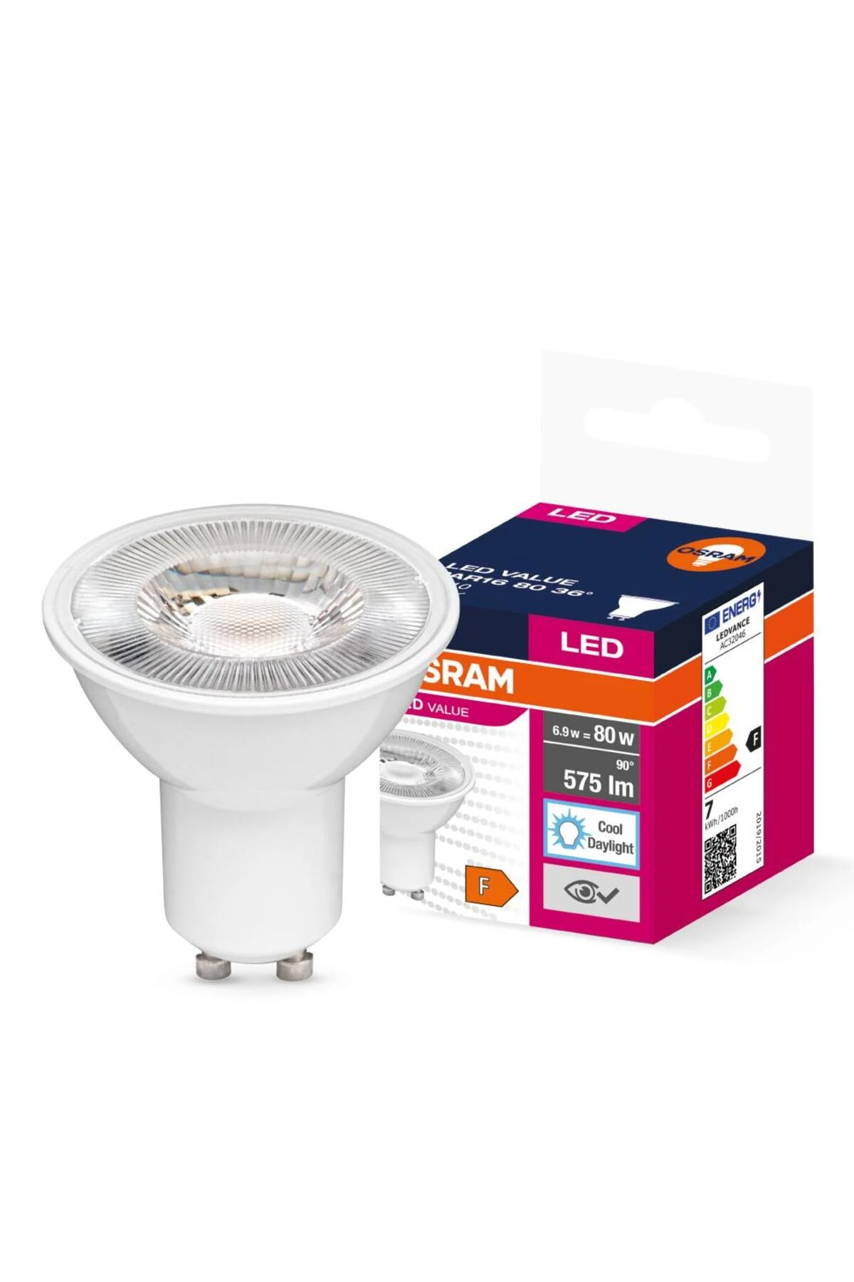 LED Value PAR16 6.9W GU10 6500K Soğuk Beyaz Ampul 10 Adet