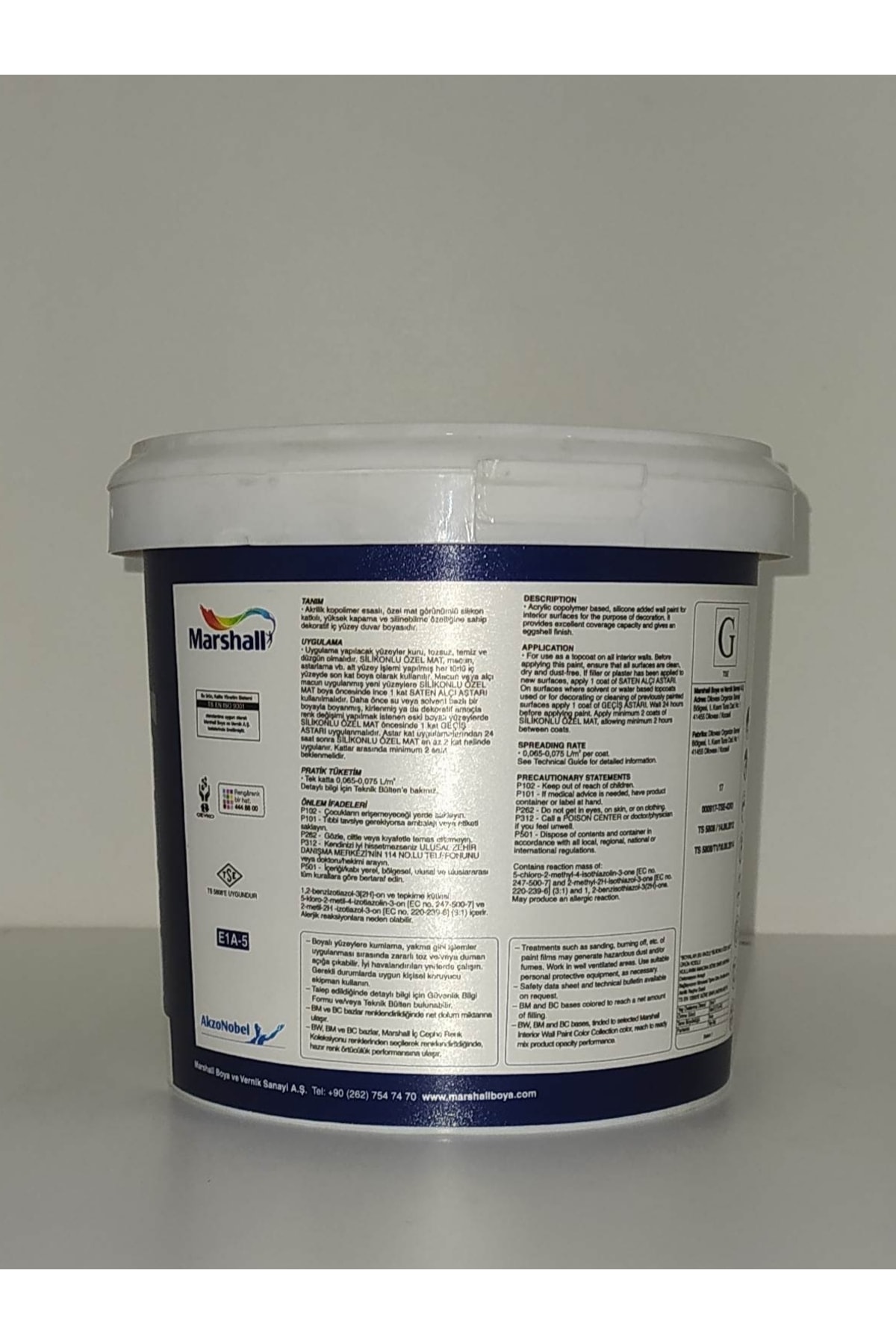 Silikonlu Özel Mat 1 Litre